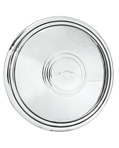 Chevy Police Cap chromed 7 1/2 1001S Chevy Bowtie