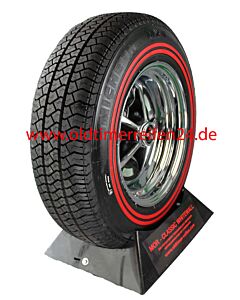 185R14 90H TL Michelin MXV ca. 10mm MOR-Classic Double Redline