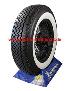 180R15 89H TT Michelin XAS ca. 60mm MOR-Classic Weißwand