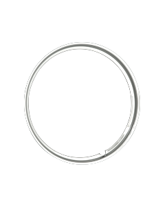 Trim Ring - 17 Inch Hot Rod Smooth Stainless AUSLAUF