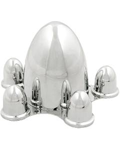 Spider Cap LK 5x 4 1/2 chromed SKU: 5013-F für Ford mit Lochkreis 5x 4,5