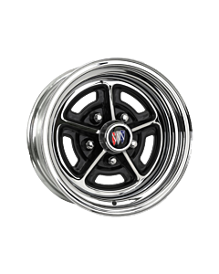 8.0x15 Buick Rallye chromed/black Lochkreis 5x4 3/4  -  Backspace 4 1/2