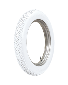 34X4 1/2 Firestone Non Skid 25 Zoll Straight Side all white
