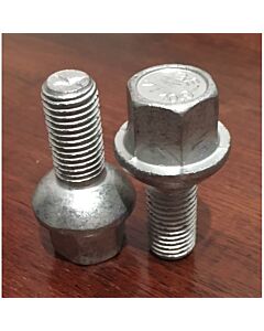 SW19 14x1,5x34 mattschwarz 60 Grad Kegelbund 20 Stück im Set VW T3 2WD Radschraube