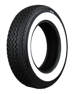 165R14 84H TT Michelin XAS ca. 55mm MOR-Classic Weißwand