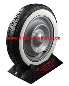 125R15 68S TL Michelin X ca. 40mm MOR-Classic Weißwand