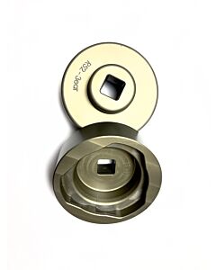 Spezial-Steckschlüssel für Zentralverschlussmutter Rudge 52mm 3-Ears (Jaguar, Daimler) für Vierkant-Antrieb 1