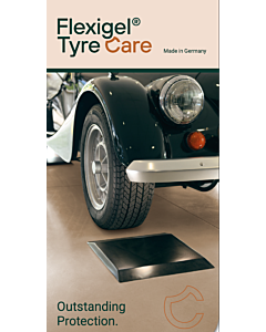 Flexigel® Tyre Care, schwarz, Gr. L Reifenschoner in schwarz Größe: 430x400x25 mm 1 Satz = 4 Stück