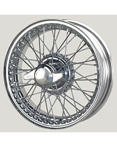 4.0X15 XW450 TL chrom, R42, 48 Speichen Curly Hub MWS