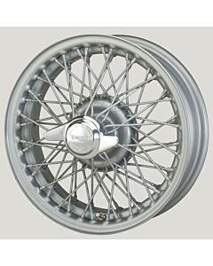 4.5X15 XW452 TT, silber, R42, 60 Speichen Curly Hub MWS