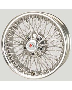 7.0X16 BXW782 TL, Edelstahl, LK 5x108mm 70 Speichen, Bolt-On MWS