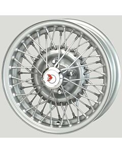 4.5X13 XW789 TT, silber, LK 4x95,3mm, 48 Speichen Bolt-On MWS