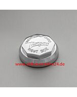 ZV-Mutter 8-kant R-42/8 tpi MWS RH KCM4280R Morgan Gravur Chromed -TÜV-gerecht-