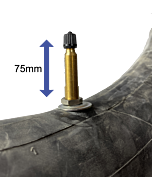 710x90, 775x145,650x65,700x80-85, 26x3 27x3.85 Wulst-TUBE / Schlauch (710x90 RET) Michelin Schrader 2030, Ventillänge 75mm