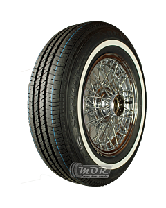 185/80R14 91H TL Dunlop Sport Classic ca. 25mm MOR-Classic Weißwand