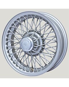 4.5X14 XW515 TL, silber, R42, 60 Speichen Curly Hub MWS